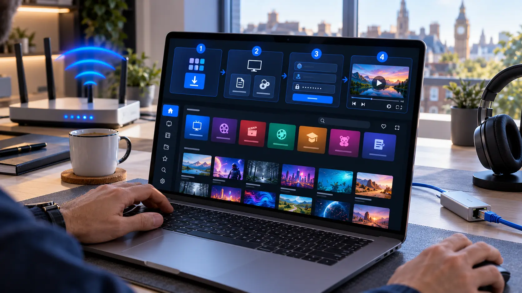 How to set up IPTV on Mac using a compatible media player and authorised login details