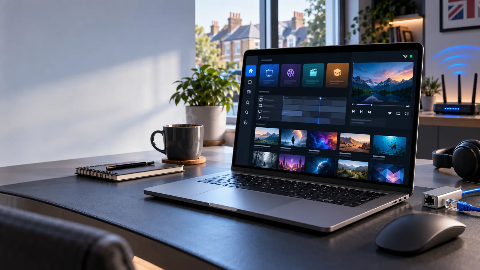 IPTV on Mac installation guide on a modern desktop setup in a UK home